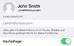 iOS Einrichtung Kinderkonto
